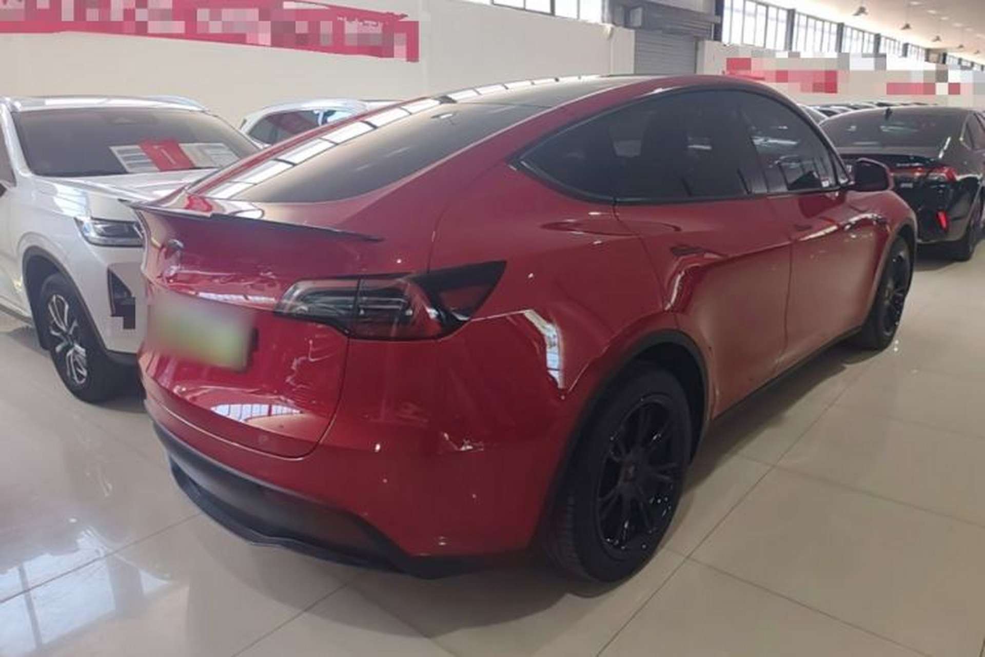Used Tesla Model Y 2022 Revised Version Rear-Wheel Drive Rear Right 45 Deg