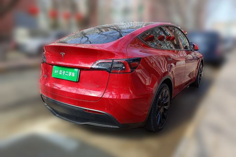 Used Tesla Model Y 2022 Revised Version Rear-Wheel Drive Rear Right 45 Deg