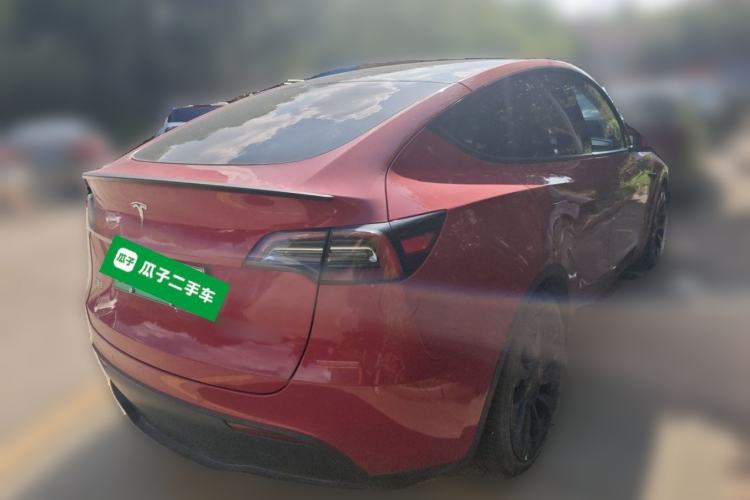 Used Tesla Model Y 2022 Performance High-Performance All-Wheel-Drive Version Rear Right 45 Deg