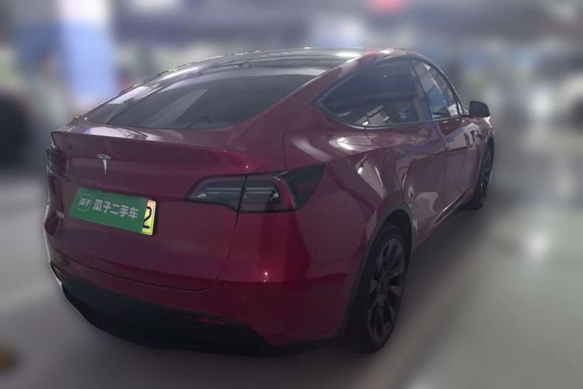 Used Tesla Model Y 2022 Revised Version Long-Range All-Wheel Drive Rear Right 45 Deg