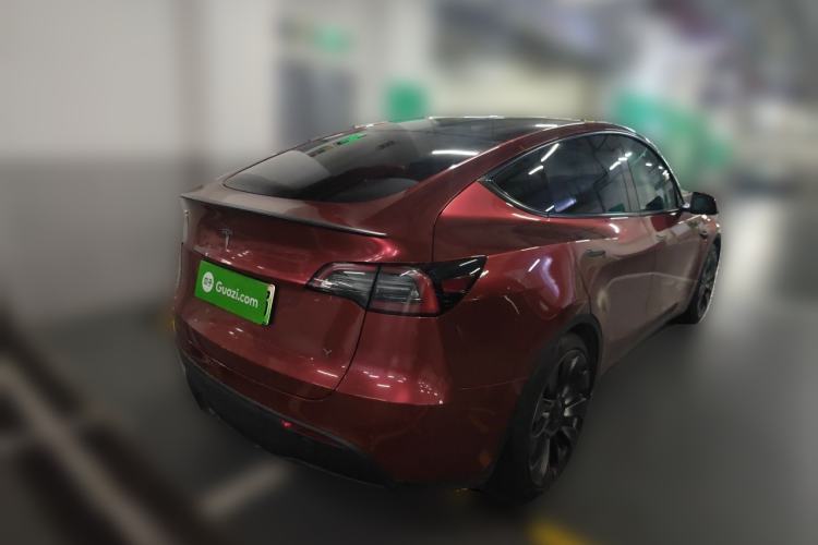 Used Tesla Model Y 2022 Performance High-Performance All-Wheel-Drive Version Rear Right 45 Deg