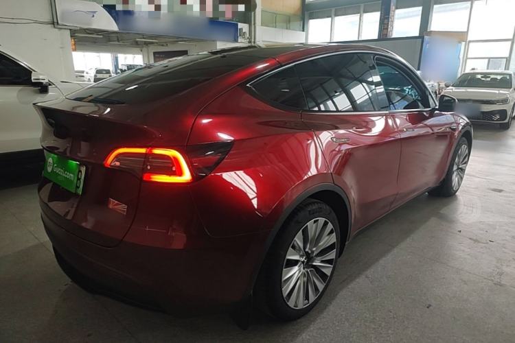 Used Tesla Model Y 2022 Revised Version Rear-Wheel Drive Rear Right 45 Deg