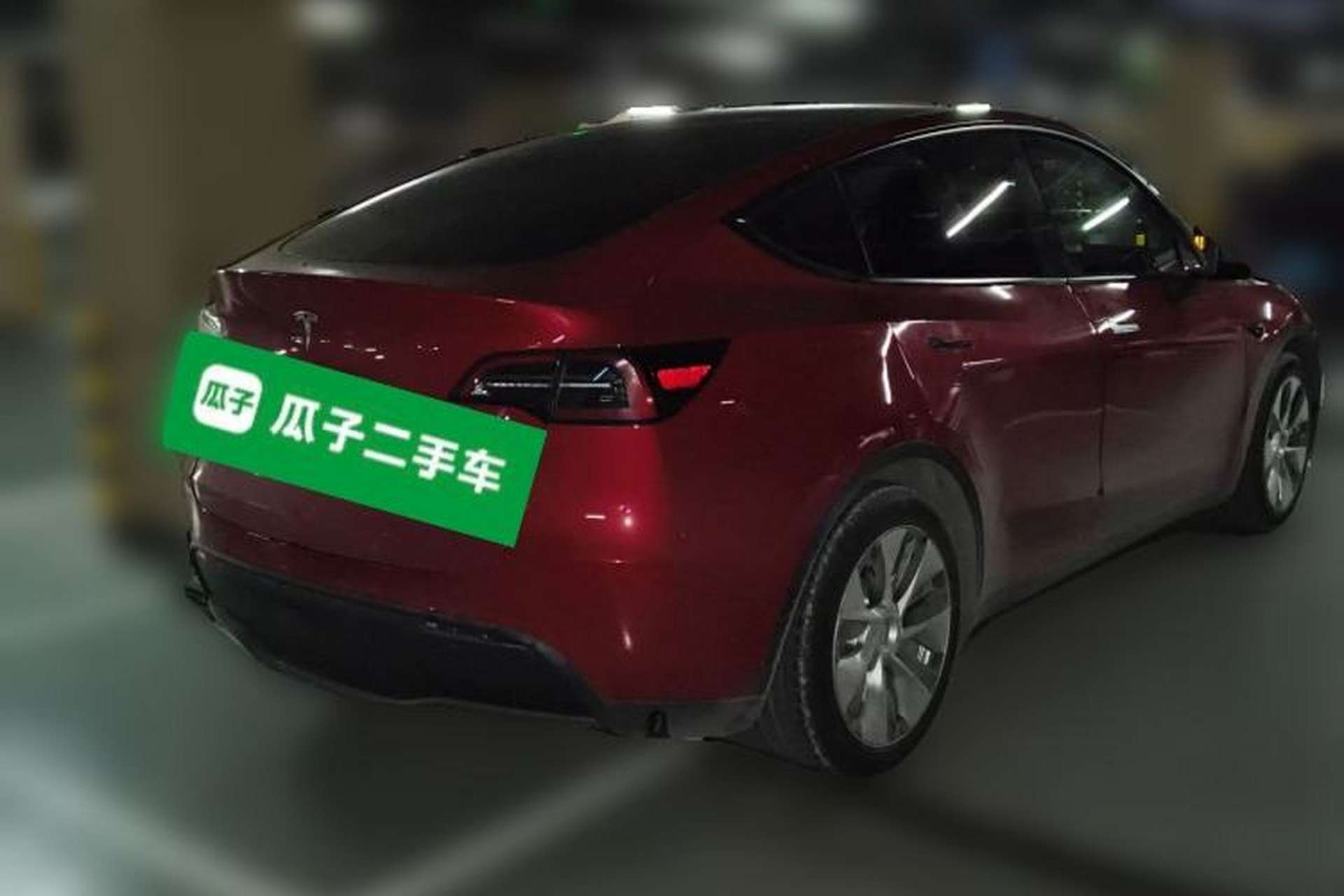 Used Tesla Model Y 2022 Rear-Wheel-Drive Version Rear Right 45 Deg