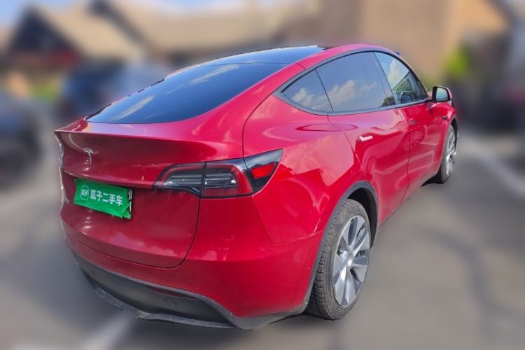 Used Tesla Model Y 2022 Revised Version Rear-Wheel Drive Rear Right 45 Deg