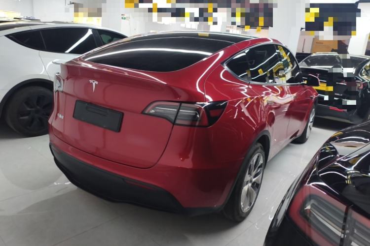 Used Tesla Model Y 2022 Revised Version Long-Range All-Wheel Drive Rear Right 45 Deg
