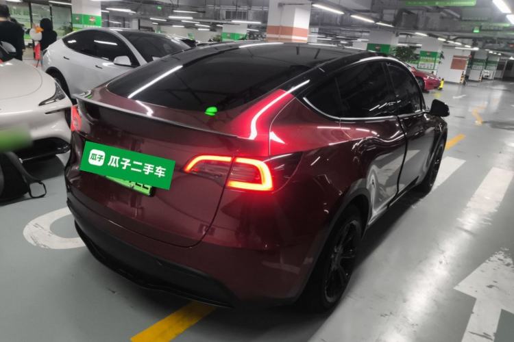Used Tesla Model Y 2022 Revised Version Rear-Wheel Drive Rear Right 45 Deg