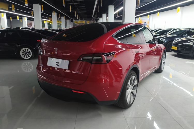 Used Tesla Model Y 2022 Rear-Wheel-Drive Version Rear Right 45 Deg