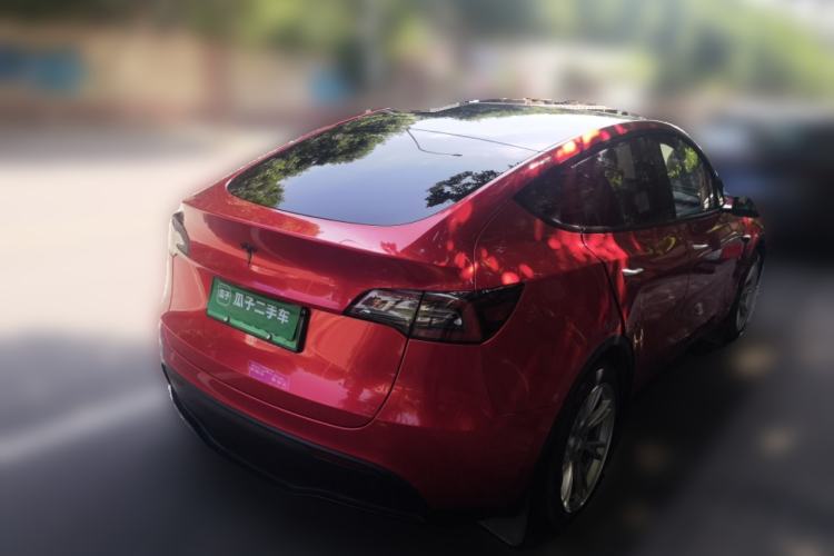 Used Tesla Model Y 2022 Revised Version Rear-Wheel Drive Rear Right 45 Deg