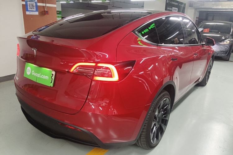 Used Tesla Model Y 2022 Revised Version Long-Range All-Wheel Drive Rear Right 45 Deg