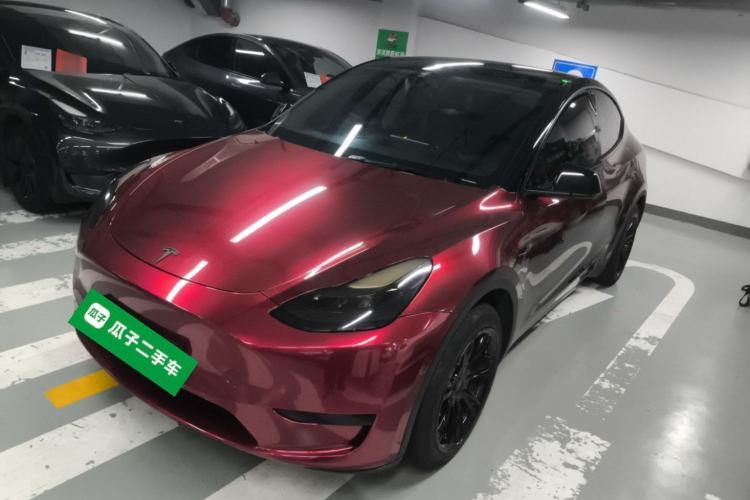 Used Tesla Model Y 2022 Revised Version Rear-Wheel Drive Guazi used car, China used car export, Used car for sale, Used Tesla cars, Cheapest cars for sale, Electric vehicle, New energy car