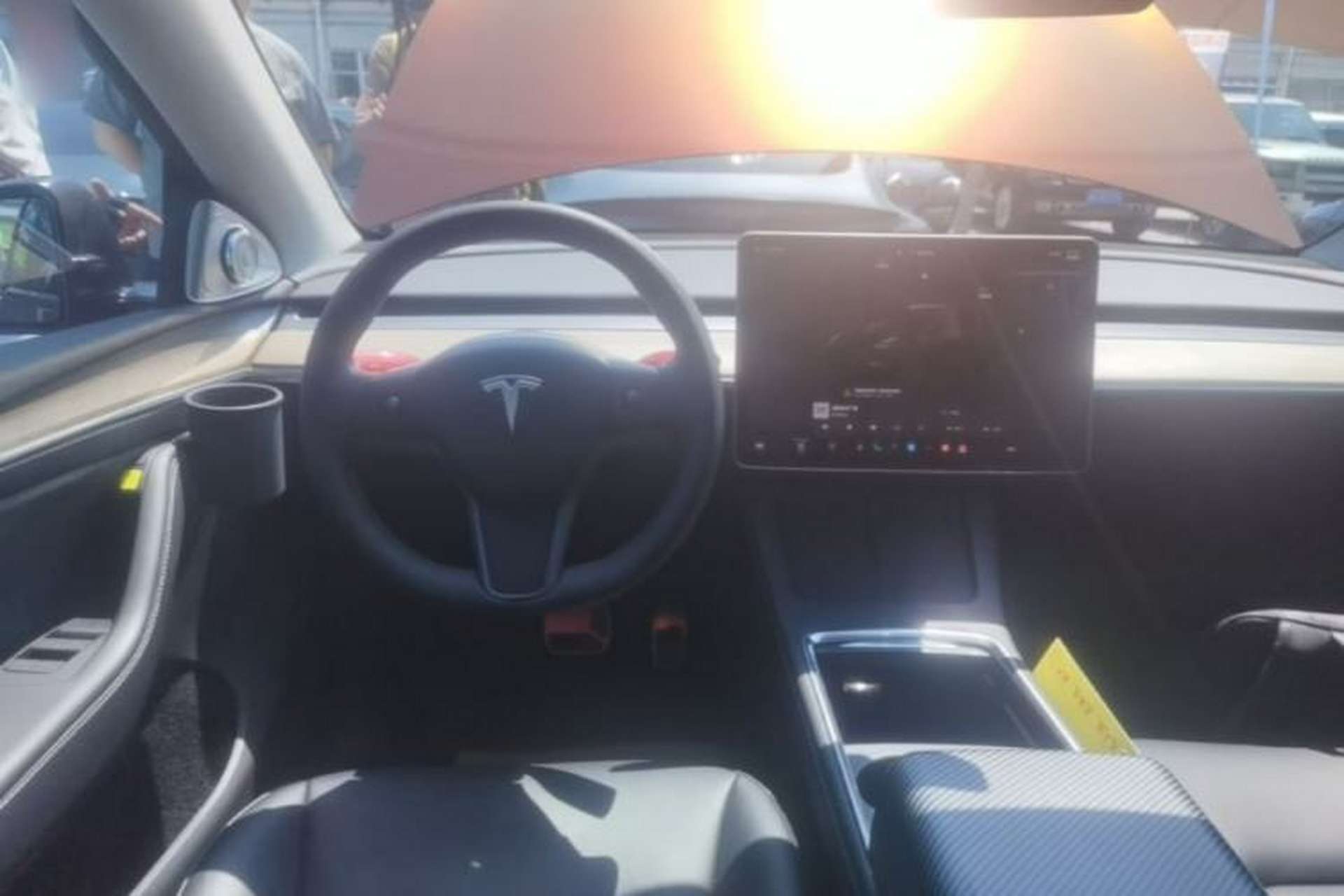 Used Tesla Model Y 2022 Revised Version Rear-Wheel Drive Steering Wheel