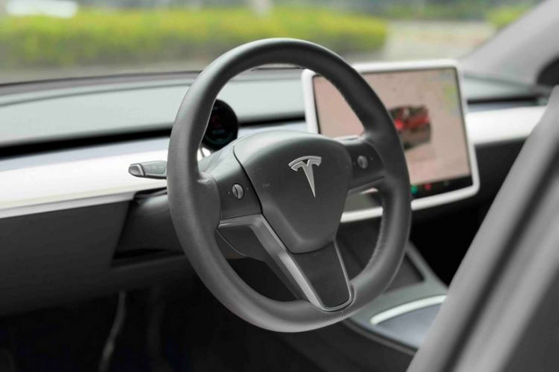 Used Tesla Model Y 2022 Revised Version Rear-Wheel Drive Steering Wheel