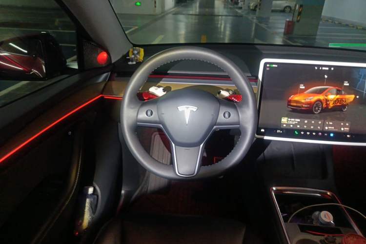 Used Tesla Model Y 2022 Rear-Wheel-Drive Version Steering Wheel