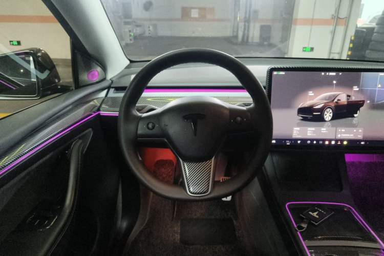 Used Tesla Model Y 2022 Revised Version Rear-Wheel Drive Steering Wheel