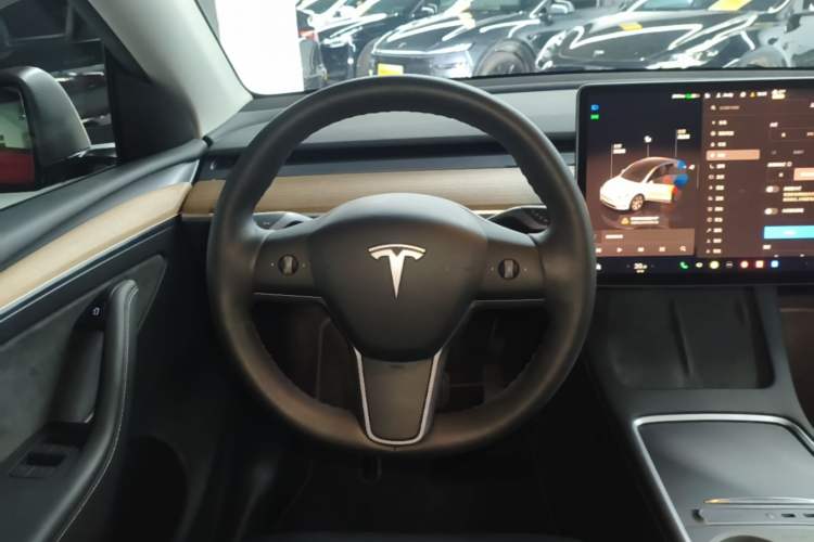 Used Tesla Model Y 2022 Rear-Wheel-Drive Version Steering Wheel