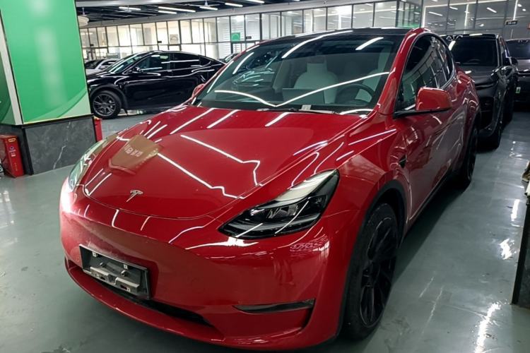 Used Tesla Model Y 2022 Long-Range All-Wheel-Drive Version Guazi used car, China used car export, Used car for sale, Used Tesla cars, Cheapest cars for sale, Electric vehicle, New energy car