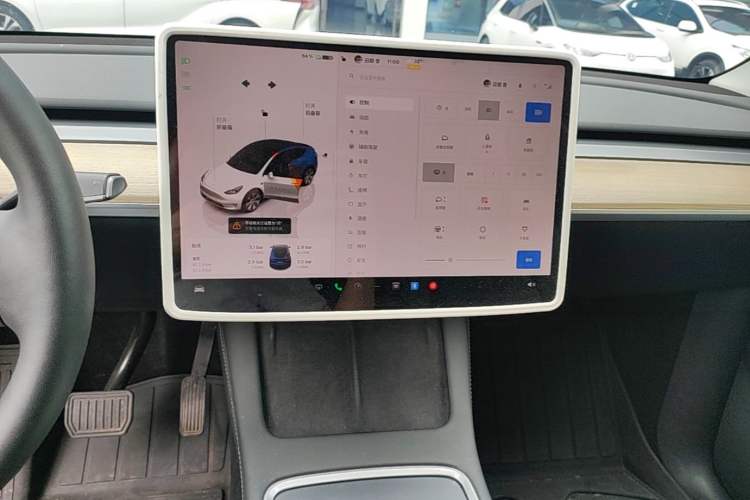 Used Tesla Model Y 2022 Revised Version Rear-Wheel Drive Audio And AC Panel