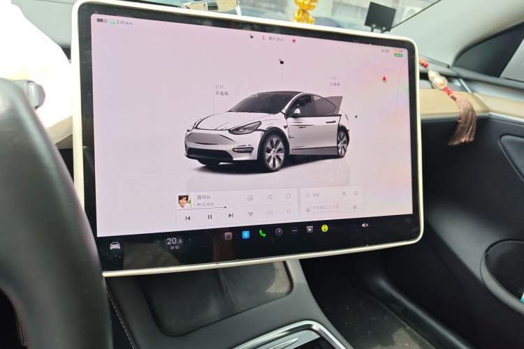 Used Tesla Model Y 2022 Revised Version Rear-Wheel Drive Audio And AC Panel
