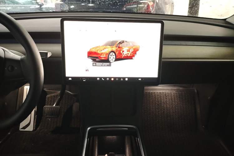 Used Tesla Model Y 2022 Revised Version Rear-Wheel Drive Audio And AC Panel