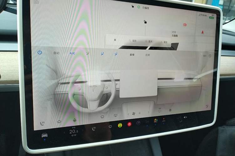 Used Tesla Model Y 2022 Rear-Wheel-Drive Version Audio And AC Panel