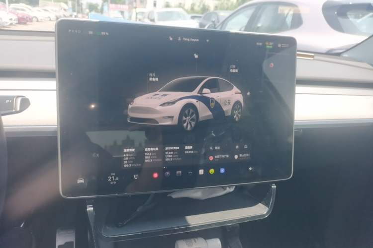 Used Tesla Model Y 2022 Rear-Wheel-Drive Version Audio And AC Panel