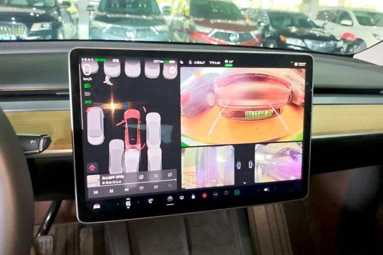 Used Tesla Model Y 2022 Revised Version Rear-Wheel Drive Audio And AC Panel