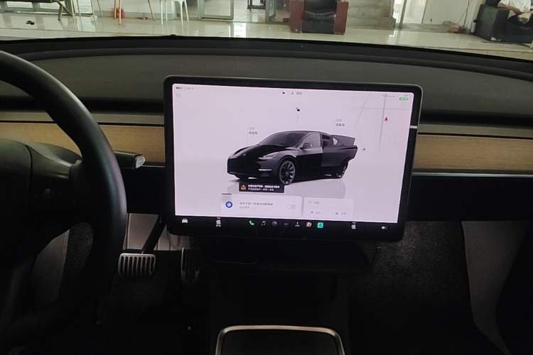 Used Tesla Model Y 2022 Revised Version Rear-Wheel Drive Audio And AC Panel