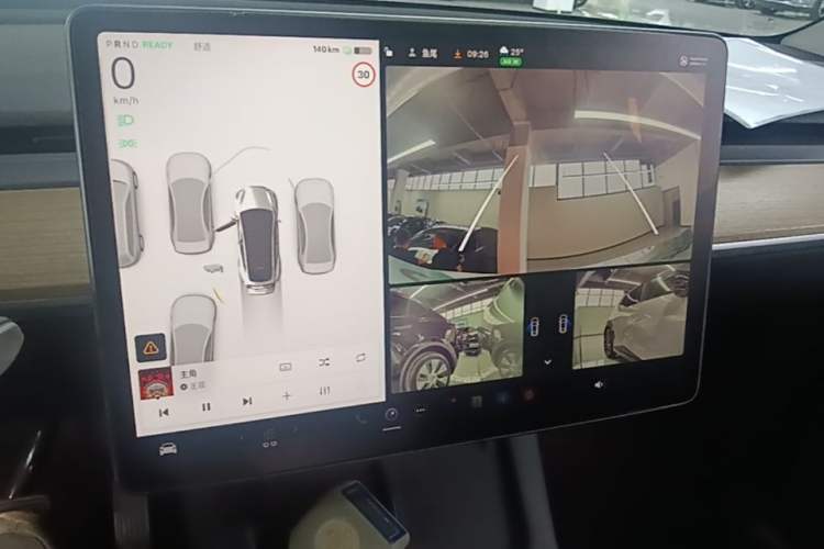 Used Tesla Model Y 2022 Rear-Wheel-Drive Version Audio And AC Panel