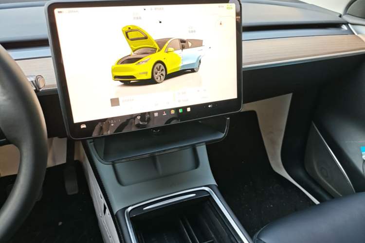 Used Tesla Model Y 2022 Revised Version Rear-Wheel Drive Audio And AC Panel