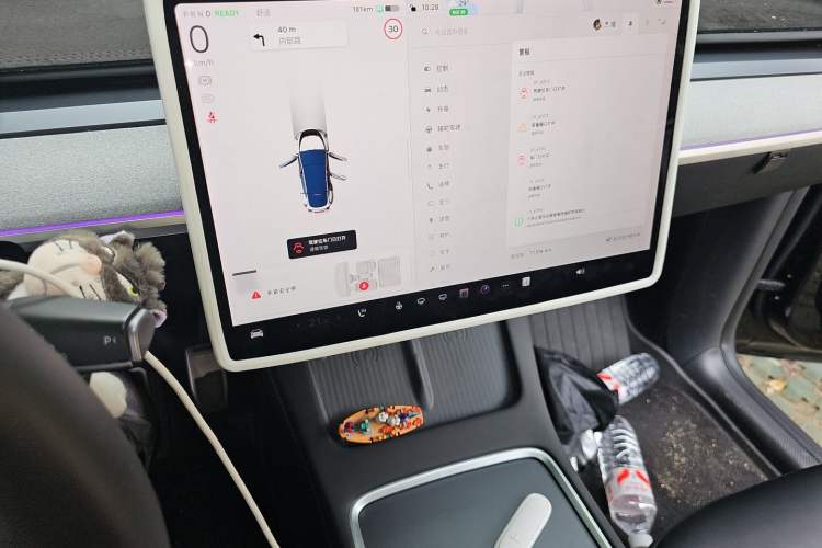 Used Tesla Model Y 2022 Revised Version Rear-Wheel Drive Audio And AC Panel