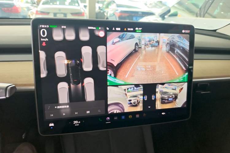 Used Tesla Model Y 2022 Revised Version Rear-Wheel Drive Audio And AC Panel