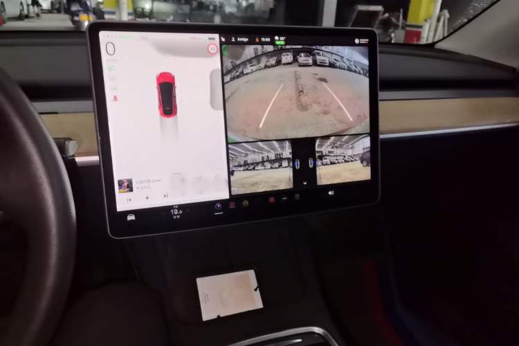 Used Tesla Model Y 2022 Rear-Wheel-Drive Version Audio And AC Panel