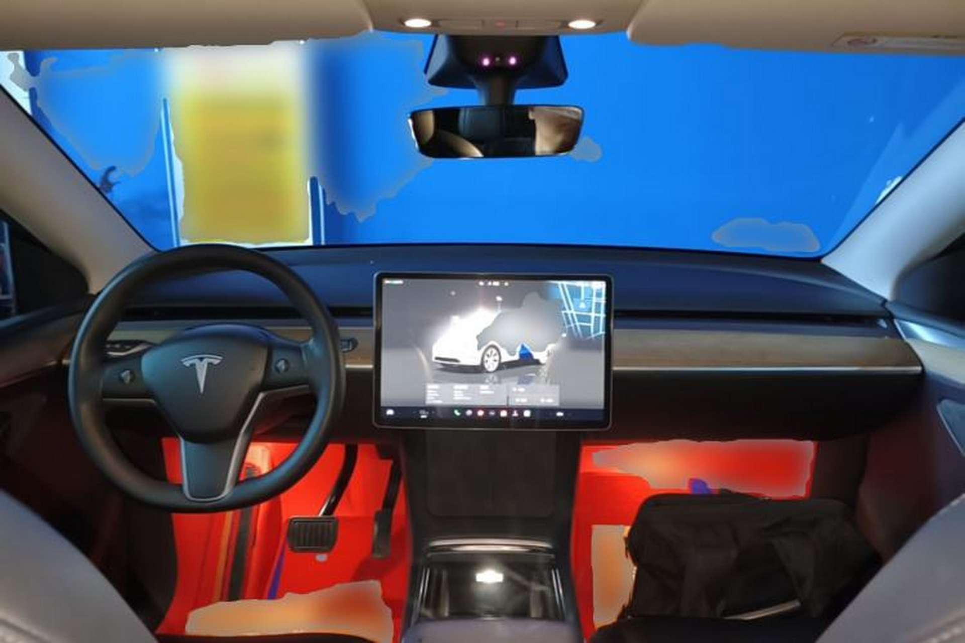 Used Tesla Model Y 2022 Rear-Wheel-Drive Version Center Console