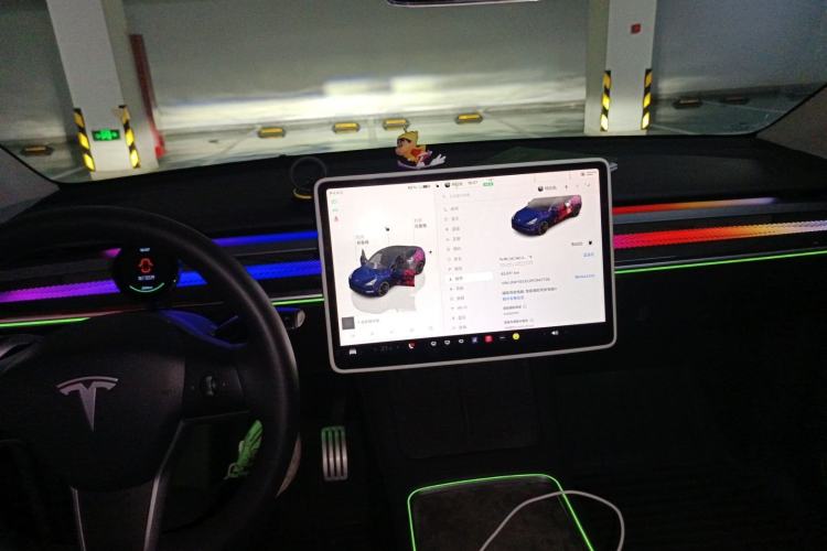 Used Tesla Model Y 2022 Performance High-Performance All-Wheel-Drive Version Center Console
