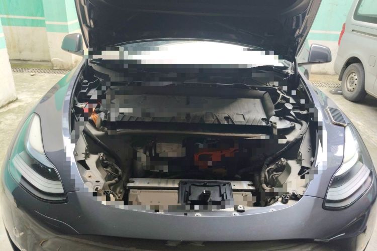 Used Tesla Model Y 2022 Revised Version Rear-Wheel Drive Engine Bay