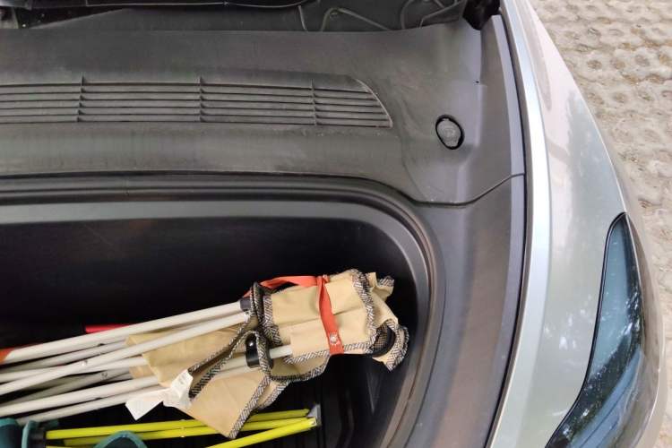 Used Tesla Model Y 2022 Long-Range All-Wheel-Drive Version Engine Bay Left