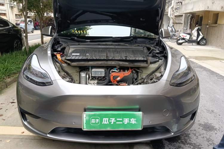 Used Tesla Model Y 2022 Revised Version Rear-Wheel Drive Engine Bay