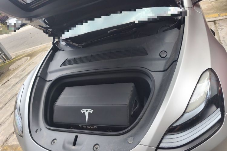 Used Tesla Model Y 2022 Revised Version Long-Range All-Wheel Drive Engine Bay