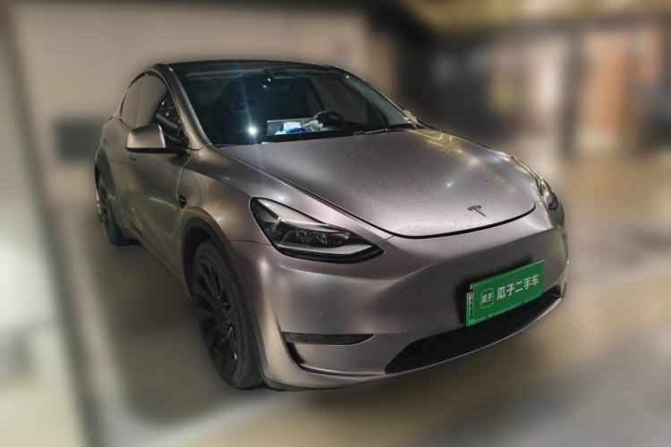 Used Tesla Model Y 2022 Revised Version Long-Range All-Wheel Drive Front Right 45 Deg