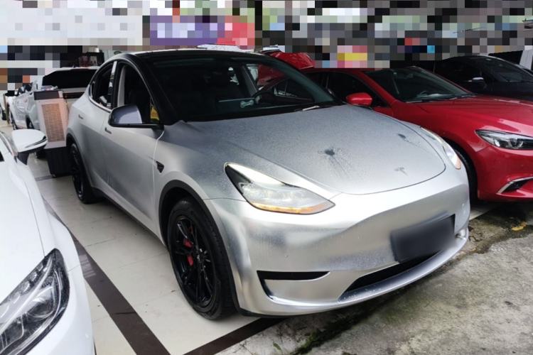 Used Tesla Model Y 2022 Revised Version Rear-Wheel Drive Front Right 45 Deg
