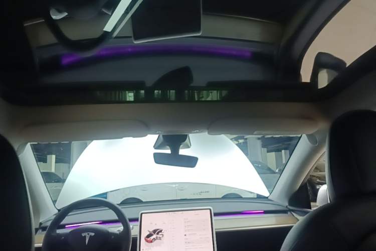 Used Tesla Model Y 2022 Rear-Wheel-Drive Version Headliner