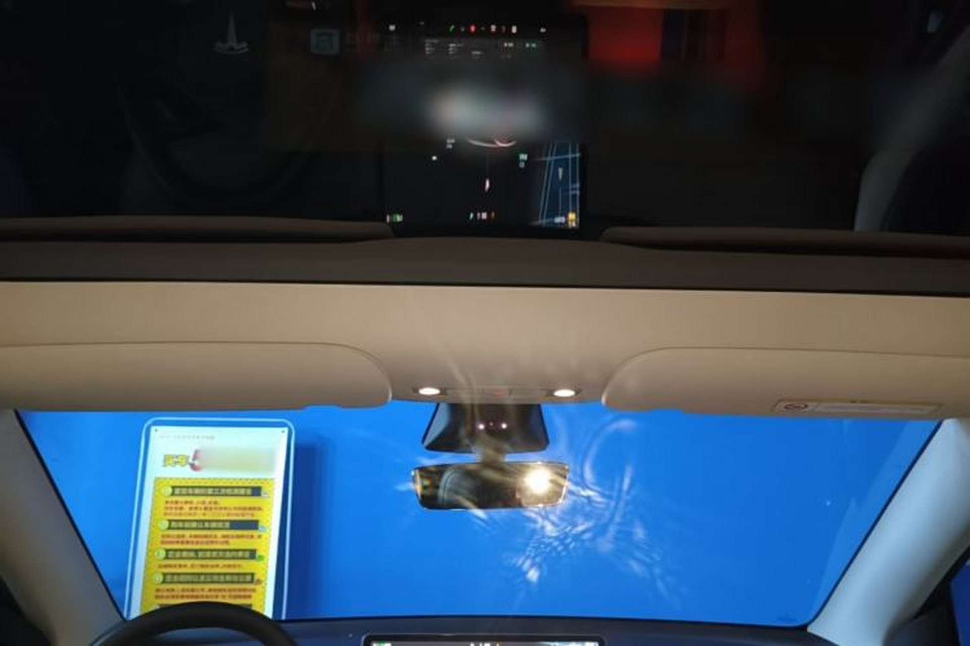 Used Tesla Model Y 2022 Rear-Wheel-Drive Version Headliner