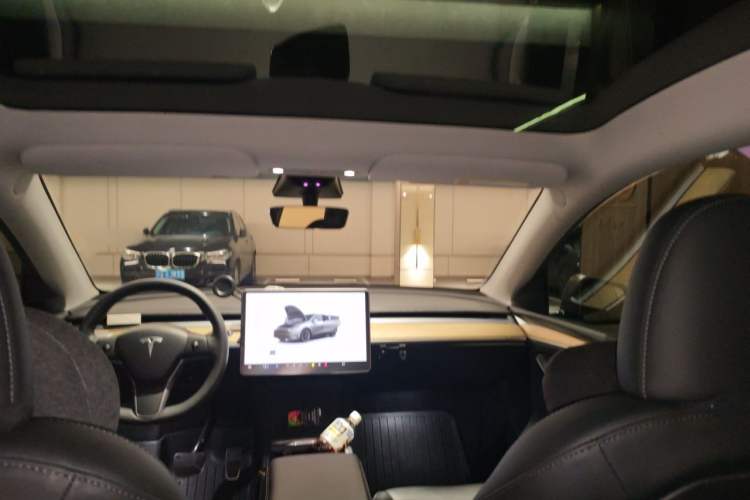 Used Tesla Model Y 2022 Revised Version Long-Range All-Wheel Drive Headliner