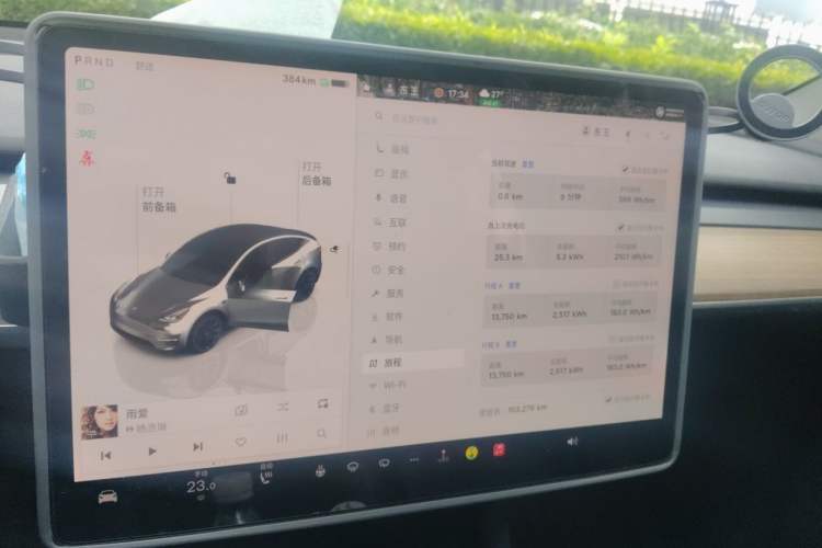 Used Tesla Model Y 2022 Long-Range All-Wheel-Drive Version Instrument Cluster