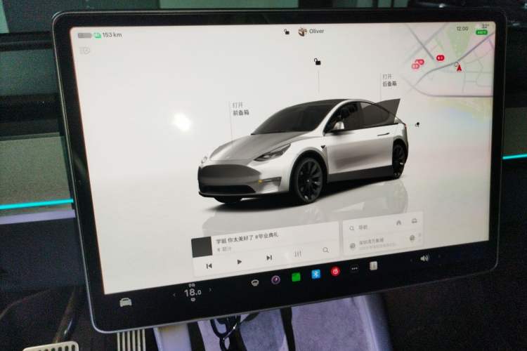 Used Tesla Model Y 2022 Revised Version Rear-Wheel Drive Instrument Cluster