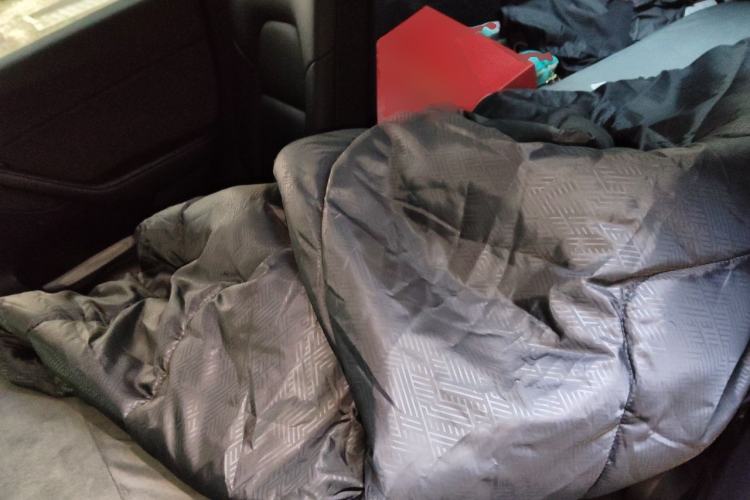 Used Tesla Model Y 2022 Long-Range All-Wheel-Drive Version Left Rear Seat