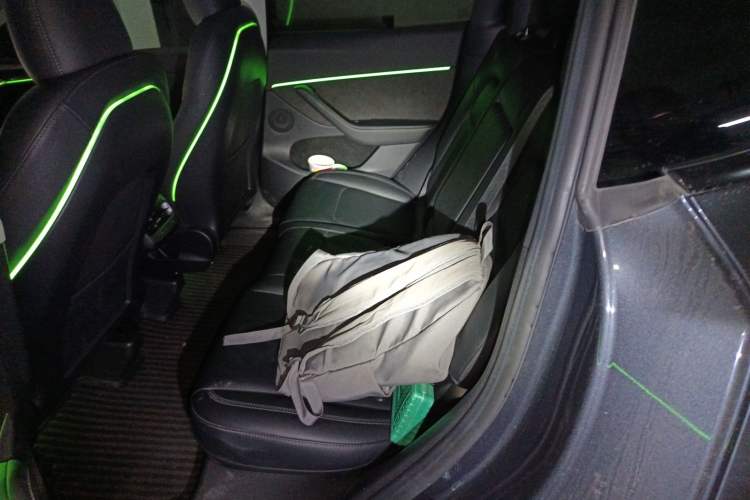 Used Tesla Model Y 2022 Performance High-Performance All-Wheel-Drive Version Left Rear Seat