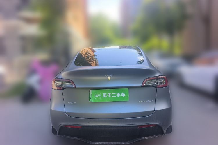 Used Tesla Model Y 2022 Revised Version Long-Range All-Wheel Drive Rear