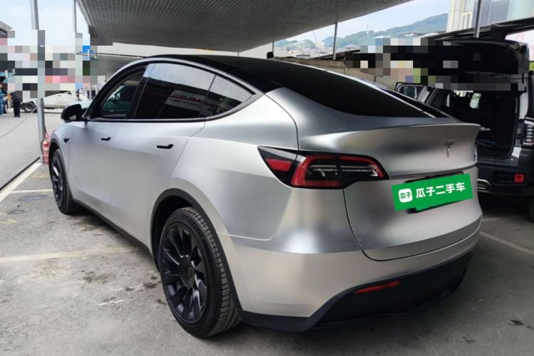 Used Tesla Model Y 2022 Rear-Wheel-Drive Version Rear Left 45 Deg