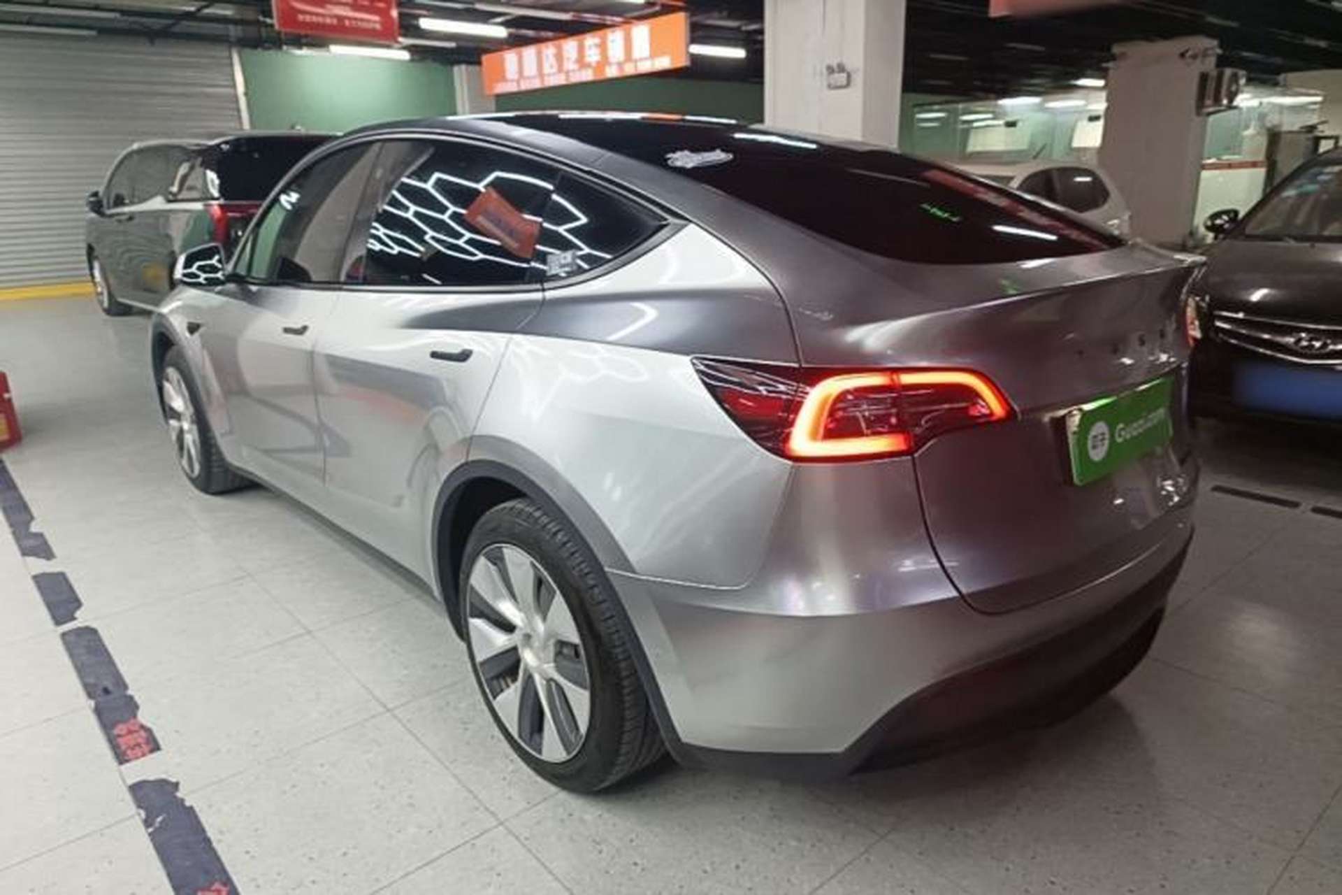 Used Tesla Model Y 2022 Revised Version Rear-Wheel Drive Rear Left 45 Deg
